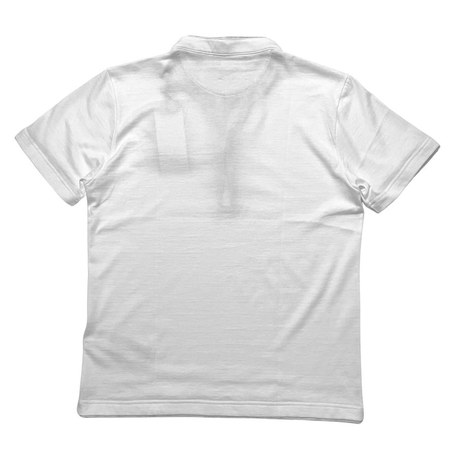 eleventy イレブンティ メンズ Ｔシャツ / フェイクレイヤード ヘンリーネックＴシャツ ホワイト / イタリア ブランド 半袖 白 春 夏 重ね着 40代 50代 | eleventy | 04