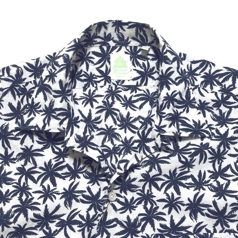 Finamore フィナモレ BART バート ボタニカルプリント オープンカラー ショートスリーブシャツ | Finamore | 01