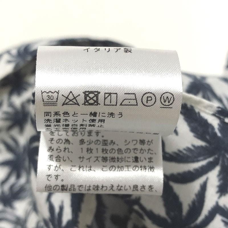 Finamore フィナモレ BART バート ボタニカルプリント オープンカラー ショートスリーブシャツ | Finamore | 06