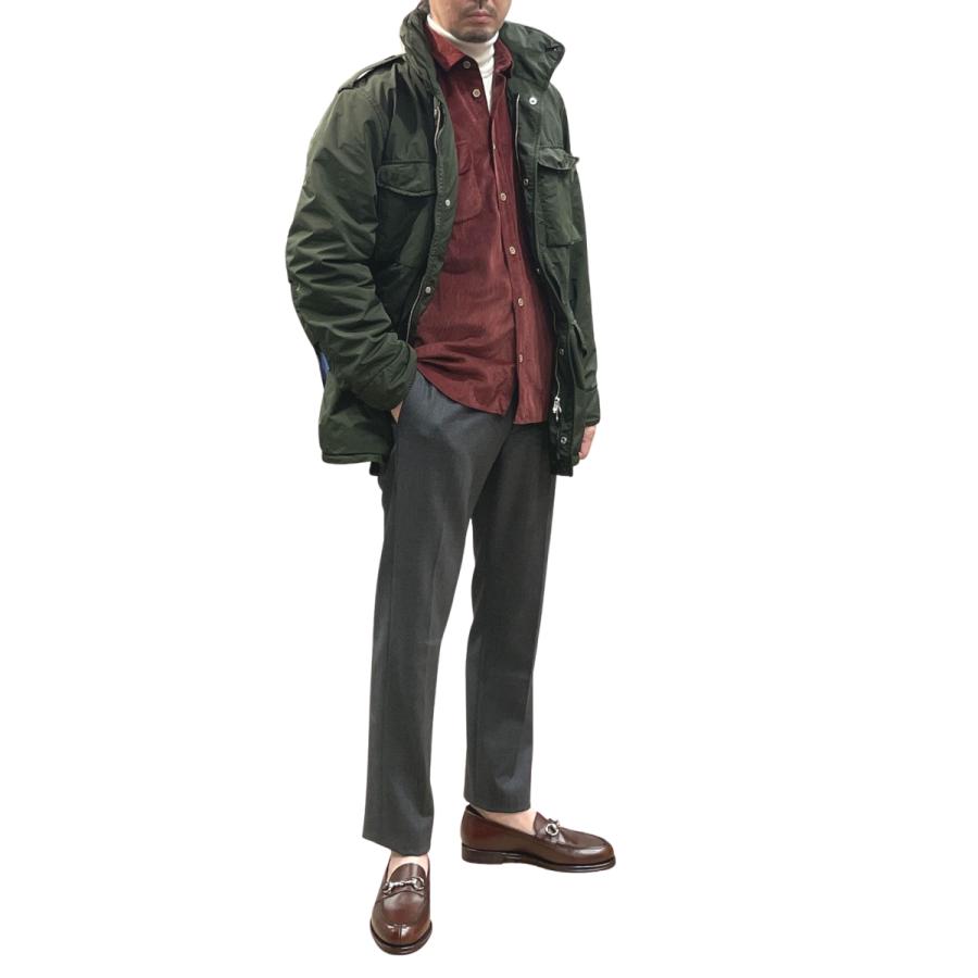 Finamore フィナモレ シャツ メンズ / SILVANO CLARK A1032D シルバノ パッチ&フラップポケット コーデュロイシャツ / 長袖 シャツジャケット | Finamore | 09