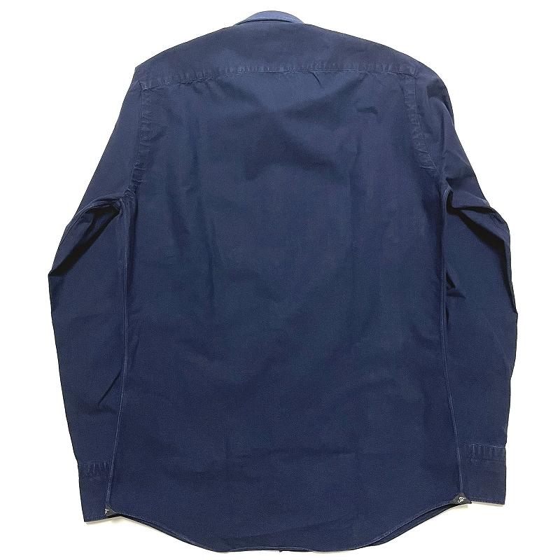 Finamore フィナモレ SIMONE BALI A1085D シモーネ バーリ カッタウェイカラー デニムシャツ インディゴブルー | Finamore | 04