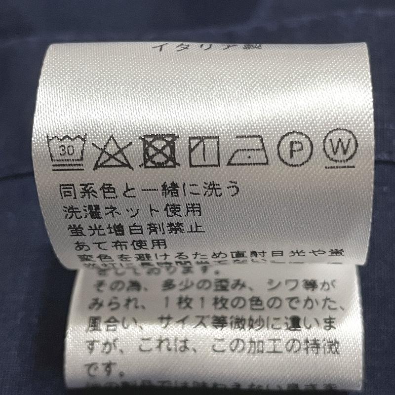 Finamore フィナモレ SIMONE BALI A1085D シモーネ バーリ カッタウェイカラー デニムシャツ インディゴブルー | Finamore | 08