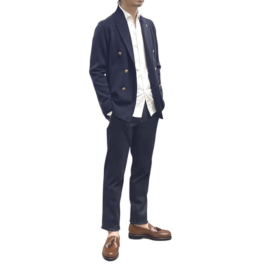 LARDINI ラルディーニ ショールカラー メタルボタン ダブル LARDINI ラルディーニ ショールカラー メタルボタン ダブル