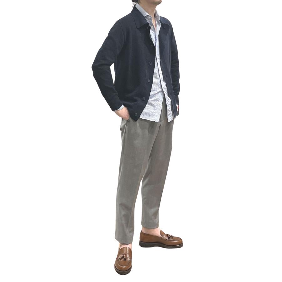 LARDINI ラルディーニ ニット ジャケット / ブークレ LARDINI ラルディーニ ニット ジャケット / ブークレ
