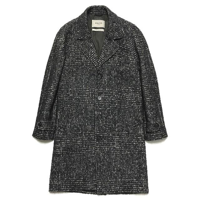 PALTOチェックチェスターコートパルトイタリア44 PALTOチェックチェスターコートパルトイタリア44