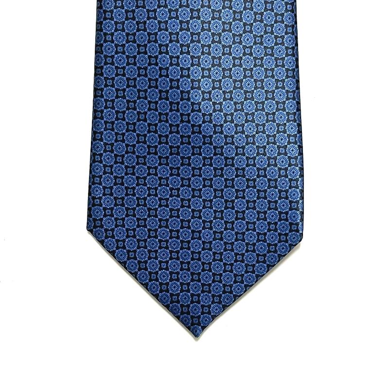 ✨美品✨ステファノリッチ ネクタイ シルク 小紋柄 総柄 格子柄 イタリア製 STEFANO RICCI ステファノリッチ ネクタイ メンズ / シルク 小