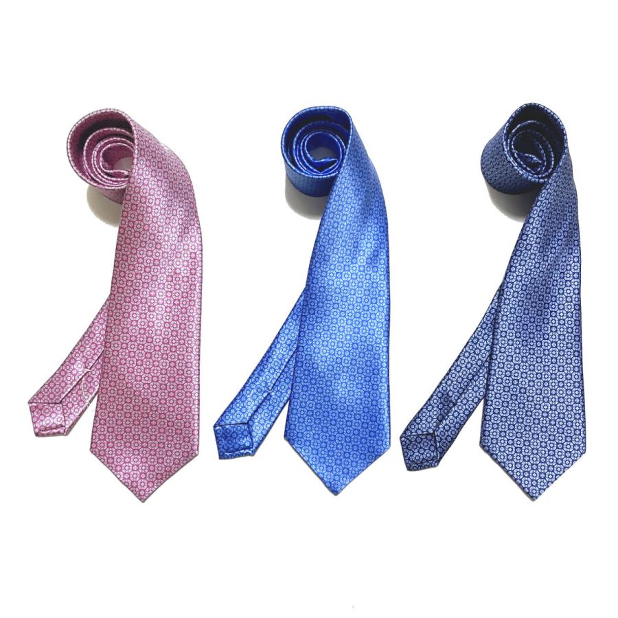 STEFANO RICCI ステファノリッチ ネクタイ / シルク 幾何学柄 ジオ