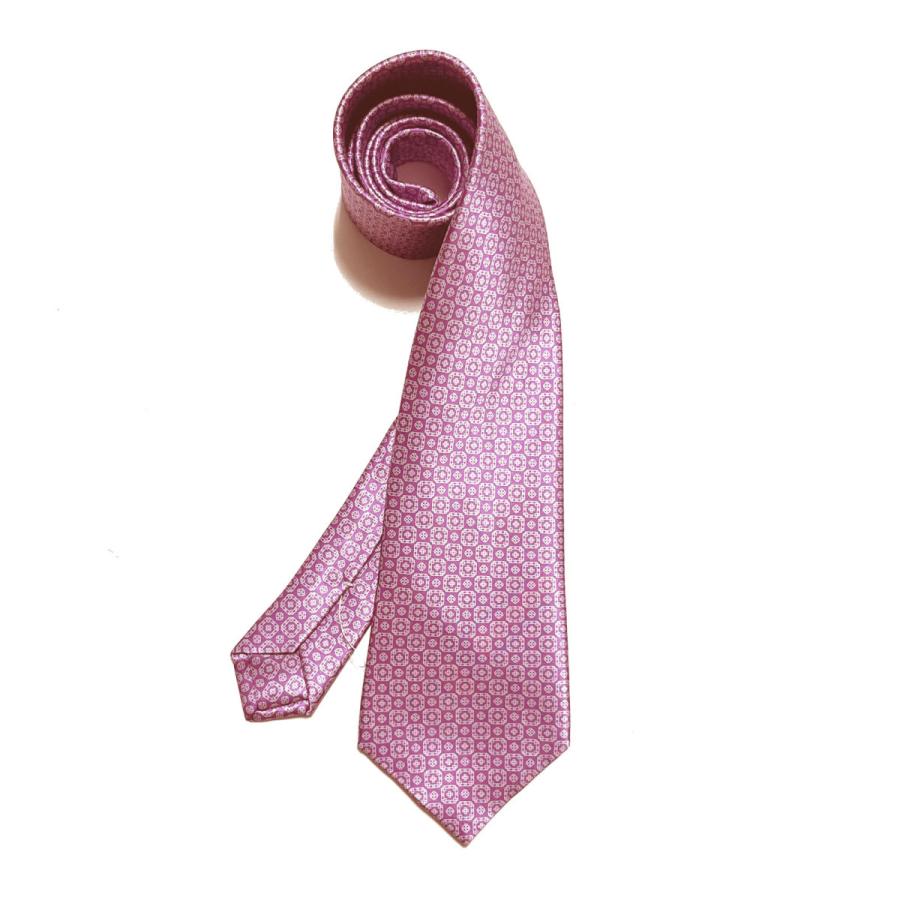 STEFANO RICCI ステファノリッチ ネクタイ / シルク 幾何学柄 ジオ