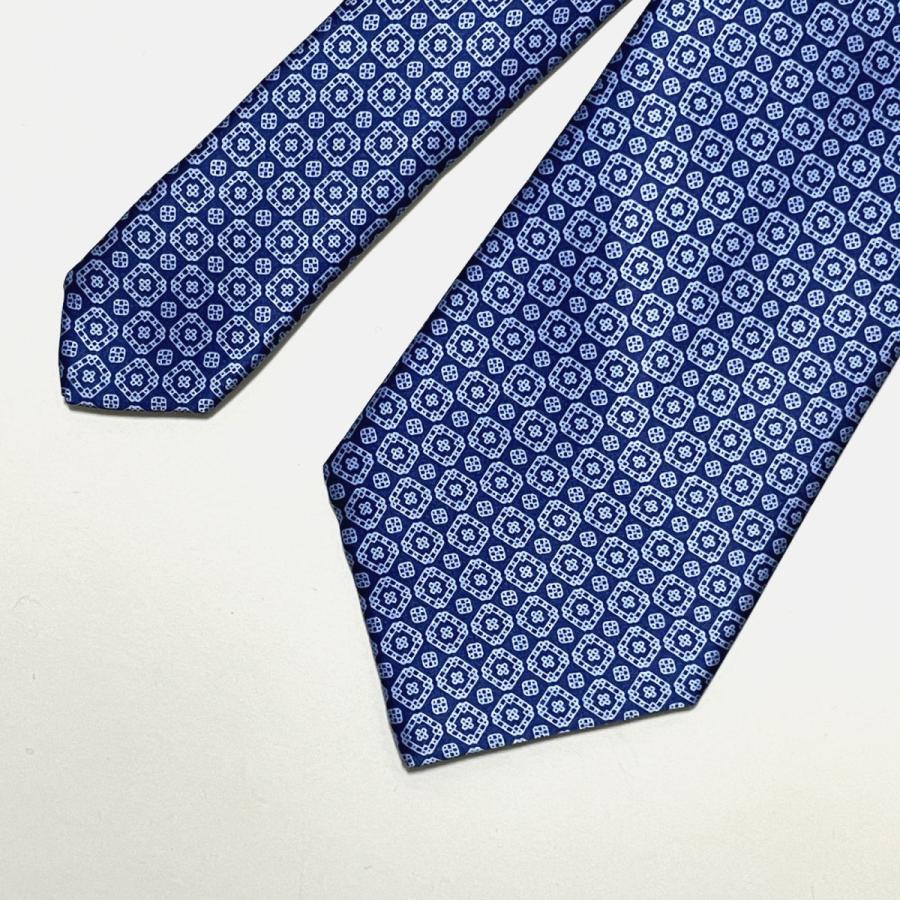 STEFANO RICCI ステファノリッチ ネクタイ / シルク 幾何学柄 ジオ