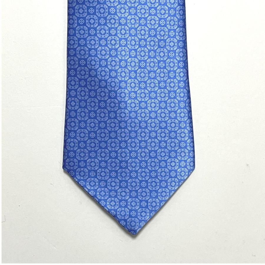 STEFANO RICCI ステファノリッチ ネクタイ / シルク 幾何学柄 ジオ