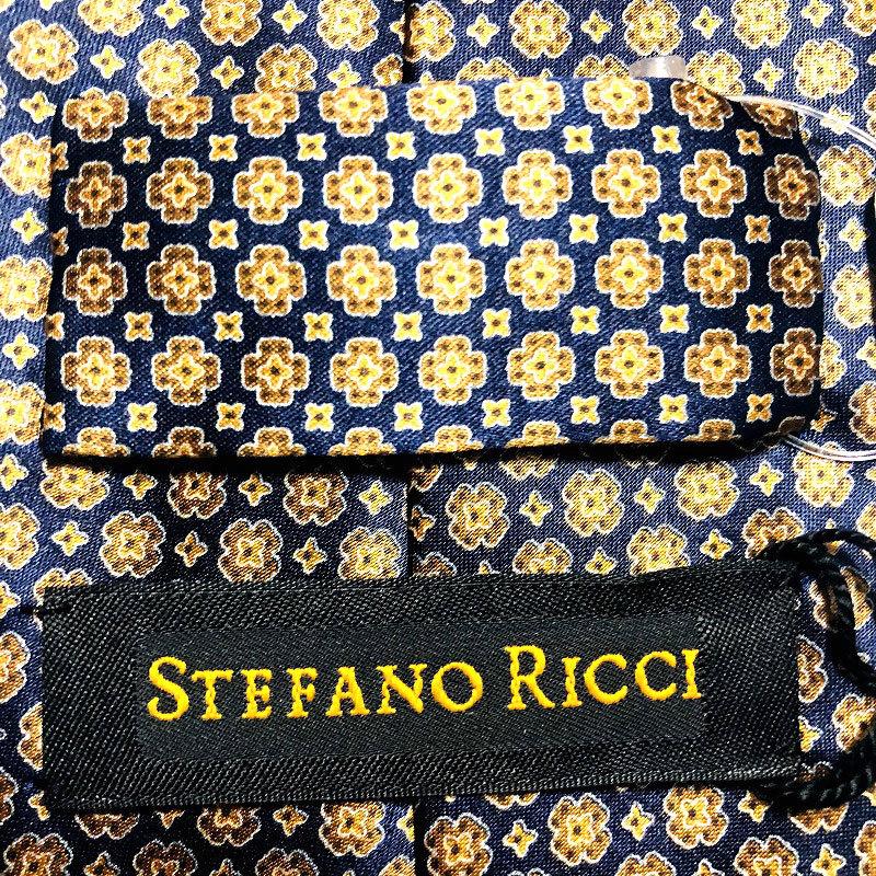 STEFANO RICCI ステファノリッチ ネクタイ / 小紋柄 シルク プリント