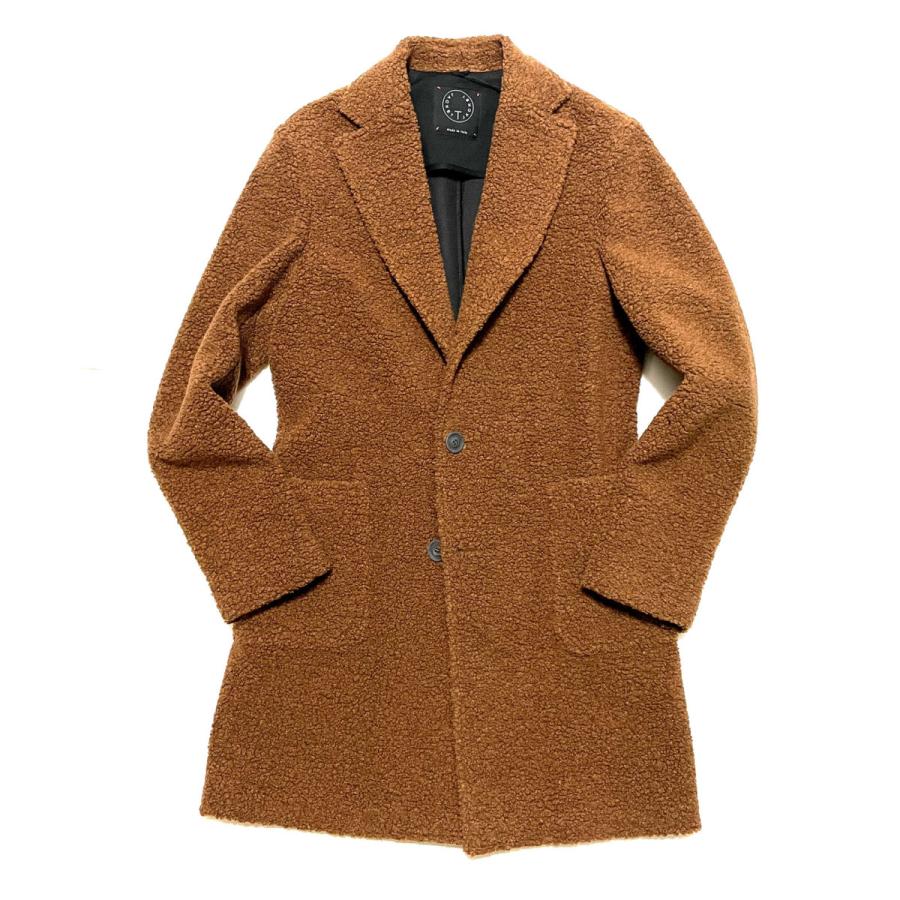 T-JACKET（ティージャケット） ウールボア シングル チェスターコート