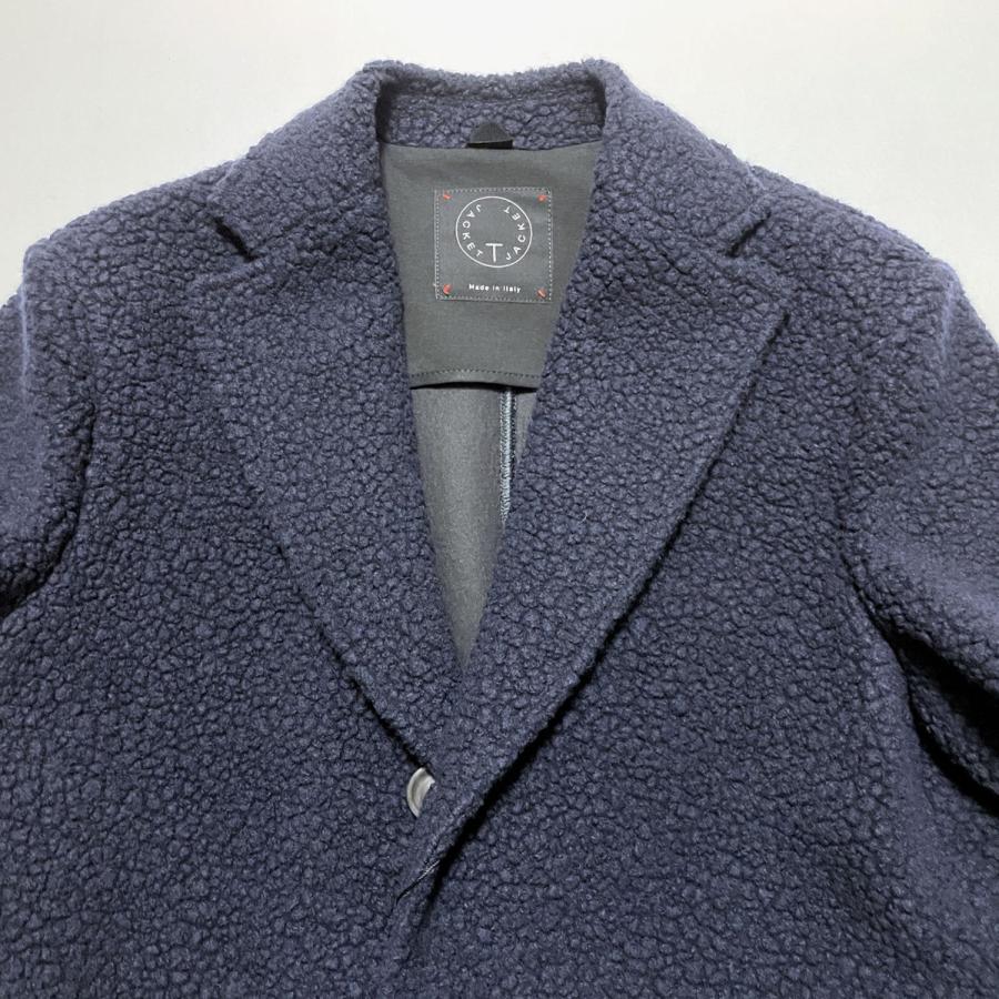 T-JACKET（ティージャケット） ウールボア シングル チェスターコート