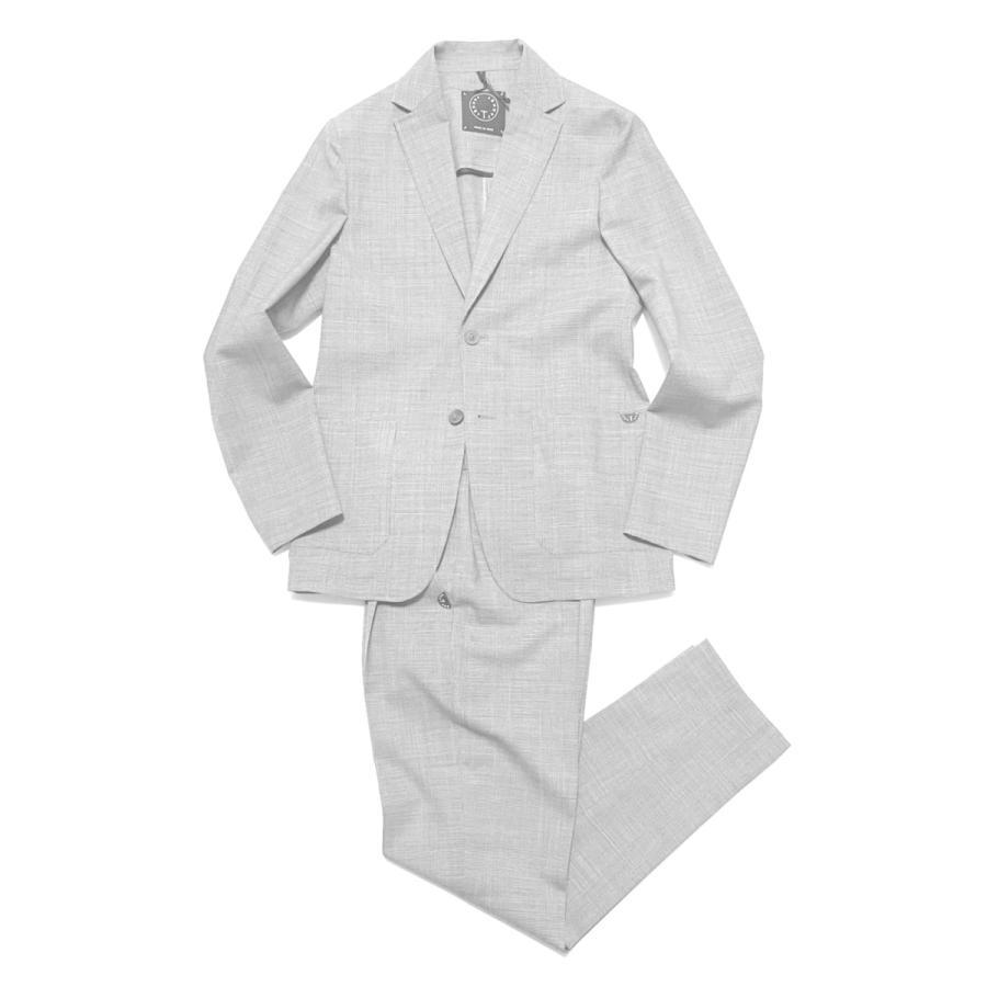 T-JACKET ティージャケット ウォッシャブルウール ストレッチ グレン 