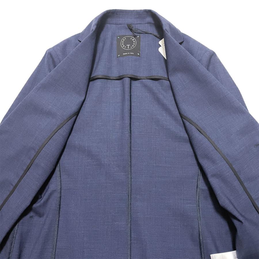 T-JACKET ティージャケット ウォッシャブルウール ストレッチ グレン  