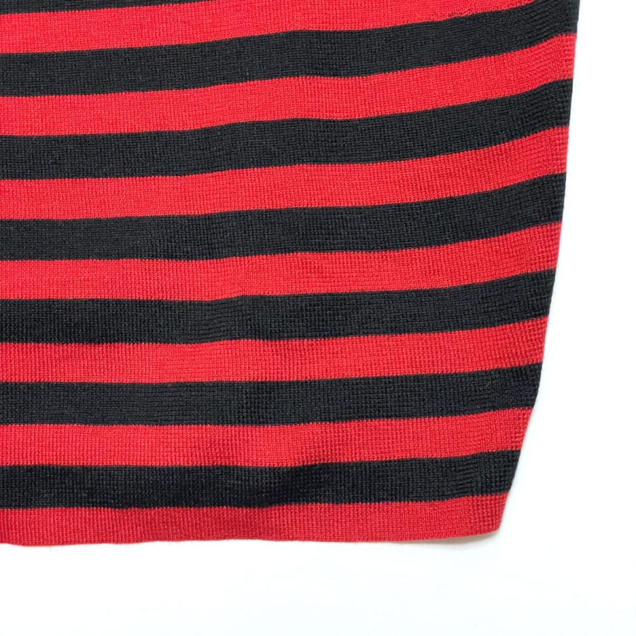 TOMORROWLAND トゥモローランド メンズ Ｔシャツ / シーアイランドコットン ボーダー柄 ニットＴシャツ ホワイト レッド / 半袖 丸首 | TOMORROWLAND | 09