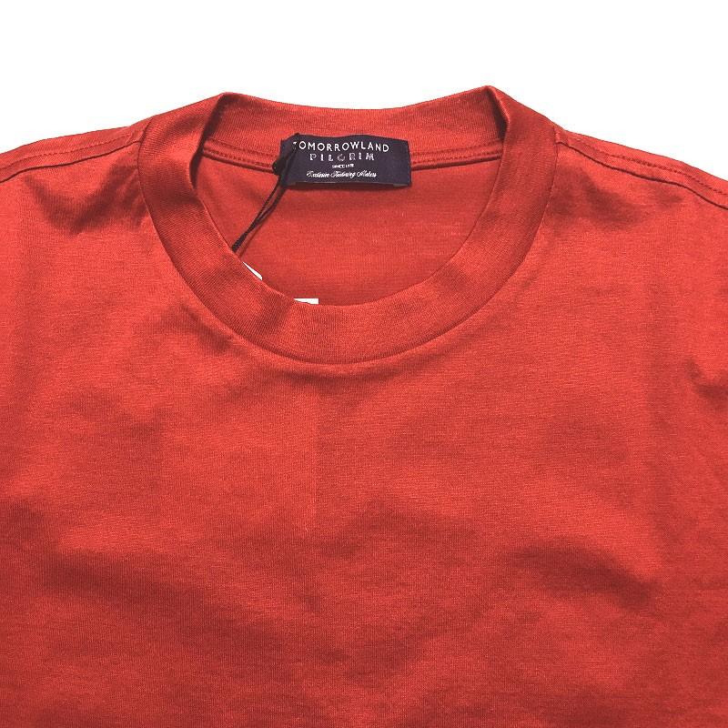 TOMORROWLAND トゥモローランド メンズ Ｔシャツ / FILO DI SCOZIA クルーネックＴシャツ ホワイト レッド ブラック / 半袖 丸首 40代 50代 | TOMORROWLAND | 05