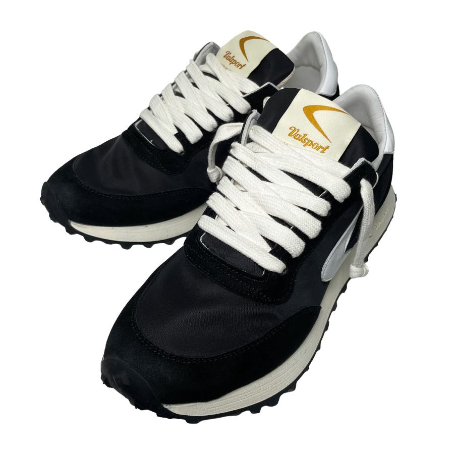 Valsport ヴァルスポルト スニーカー ブラック メンズ 日本別注 START HERITAGE NYLON VINTAGE BLACK / VSR3108M イタリア ユニセックスの画像