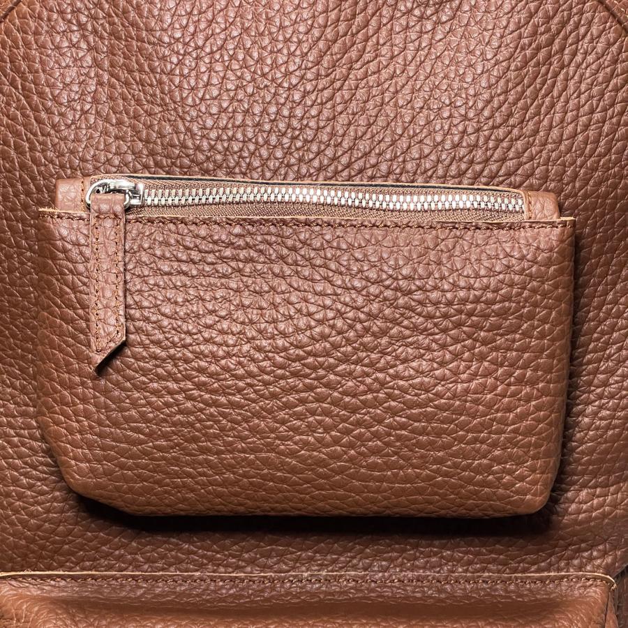 WILLIAM ウィリアム TAURUS TAURILLON タウラス トリヨン シュリンクレザー バックパック ブラウン / メンズ イタリア リュックサックの画像