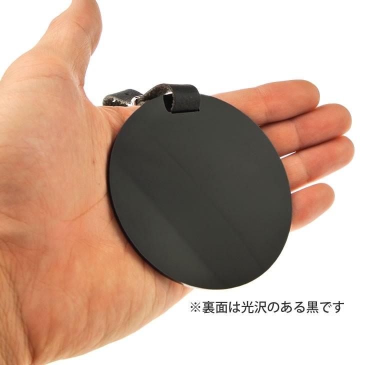 丸型DX ホワイト ゴルフ ネームプレート（円弧文字列）文字が消えない