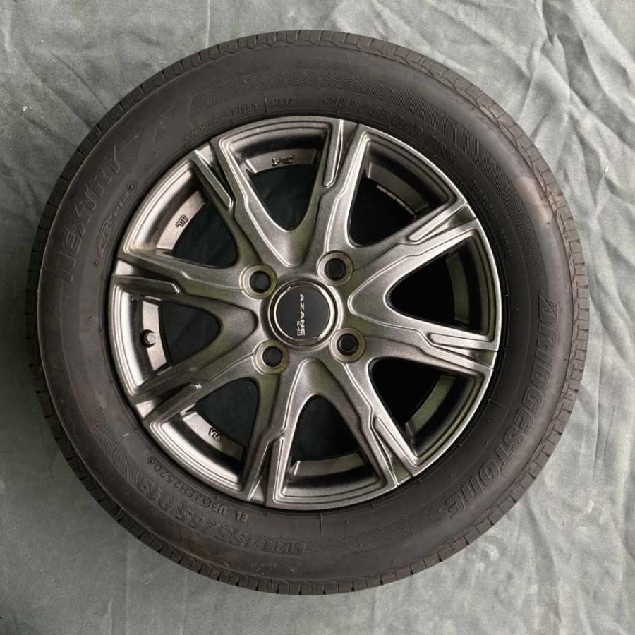 平成22年 eKワゴン H82W 後期 外し AZANE アザーネ アルミホイール 