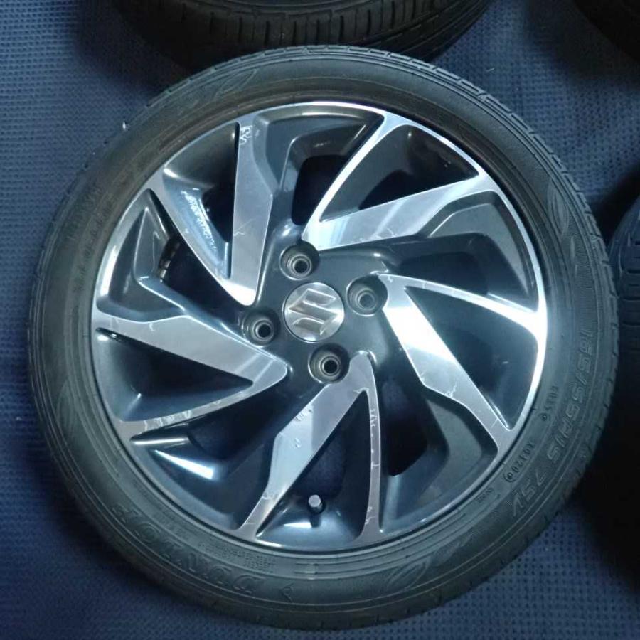 平成29年 スペーシア カスタム MK42S 後期 純正 アルミホイール