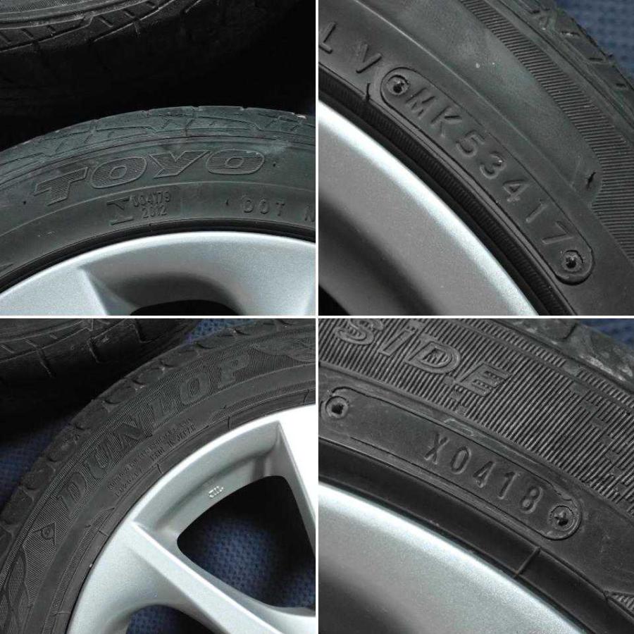 平成25年 アクア NHP10 前期 純正 アルミホイール タイヤ 4本