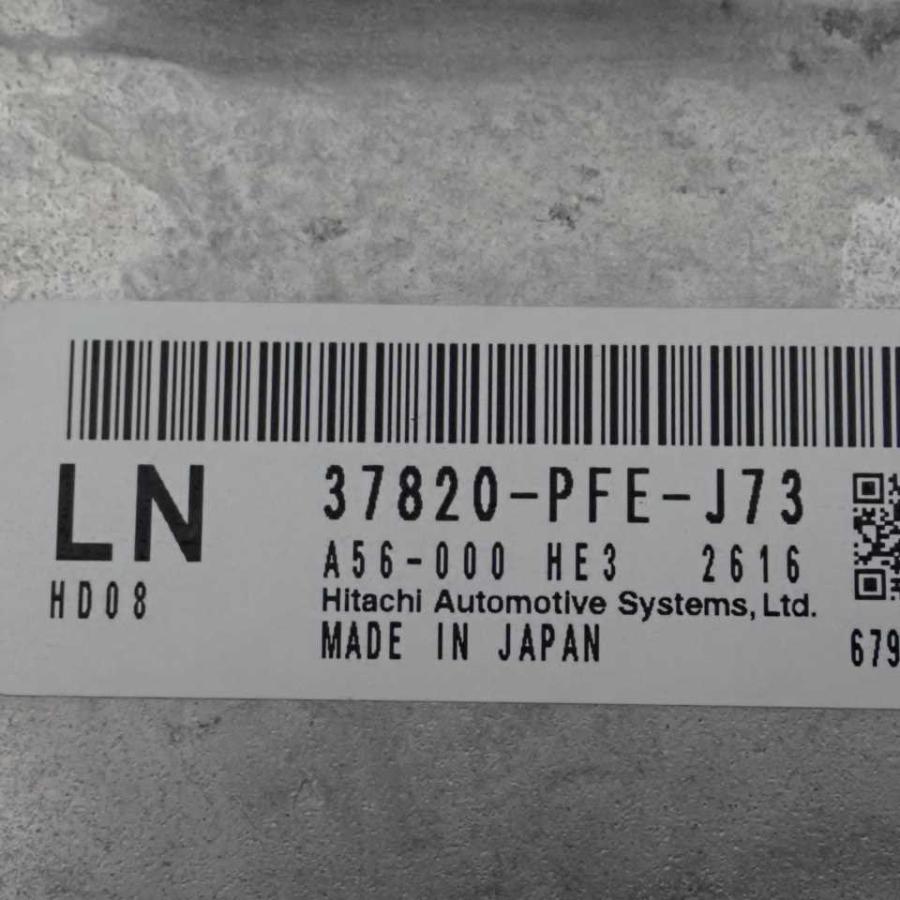 平成24年 バモス HJ1 純正 エンジンコンピューター ECU E07Z 37820-PFE 