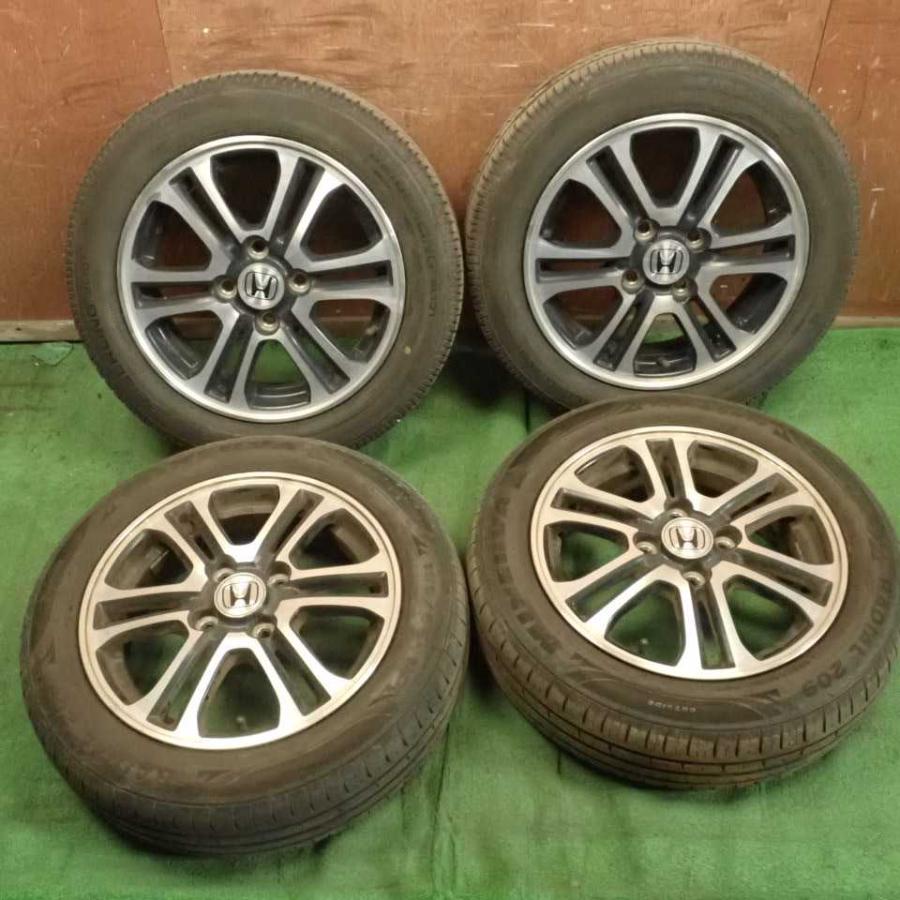 平成24年 NBOX カスタム JF1 前期 純正 アルミホイール タイヤ 4本