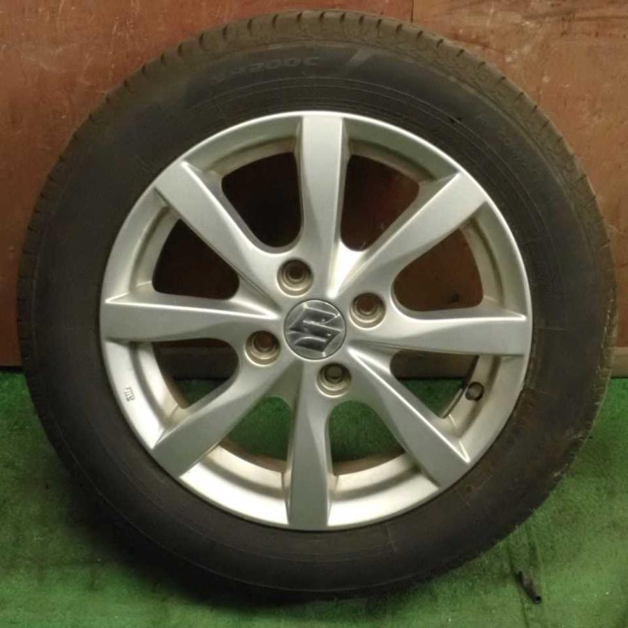 溝有　155/65R14 ワゴンR 純正アルミホイール　MH23 155/65/14 WEDS（ウェッズ） 14インチホイール 選べるデザイン ワゴンR