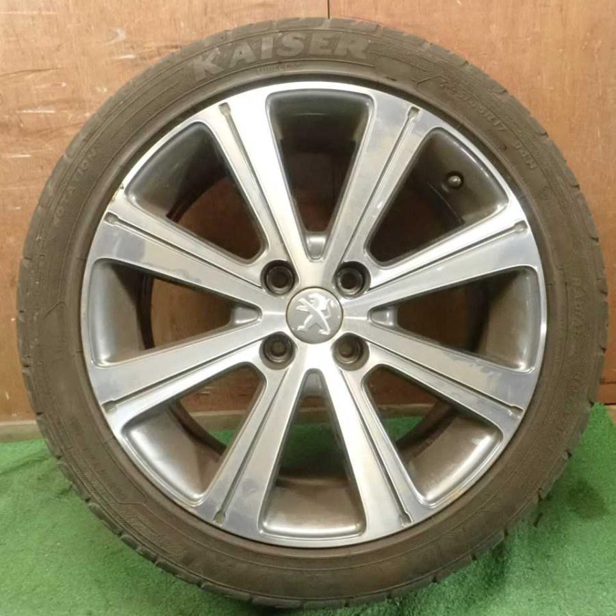平成26年 プジョー 308CC T7C5F02 後期 純正 アルミホイール タイヤ 1 