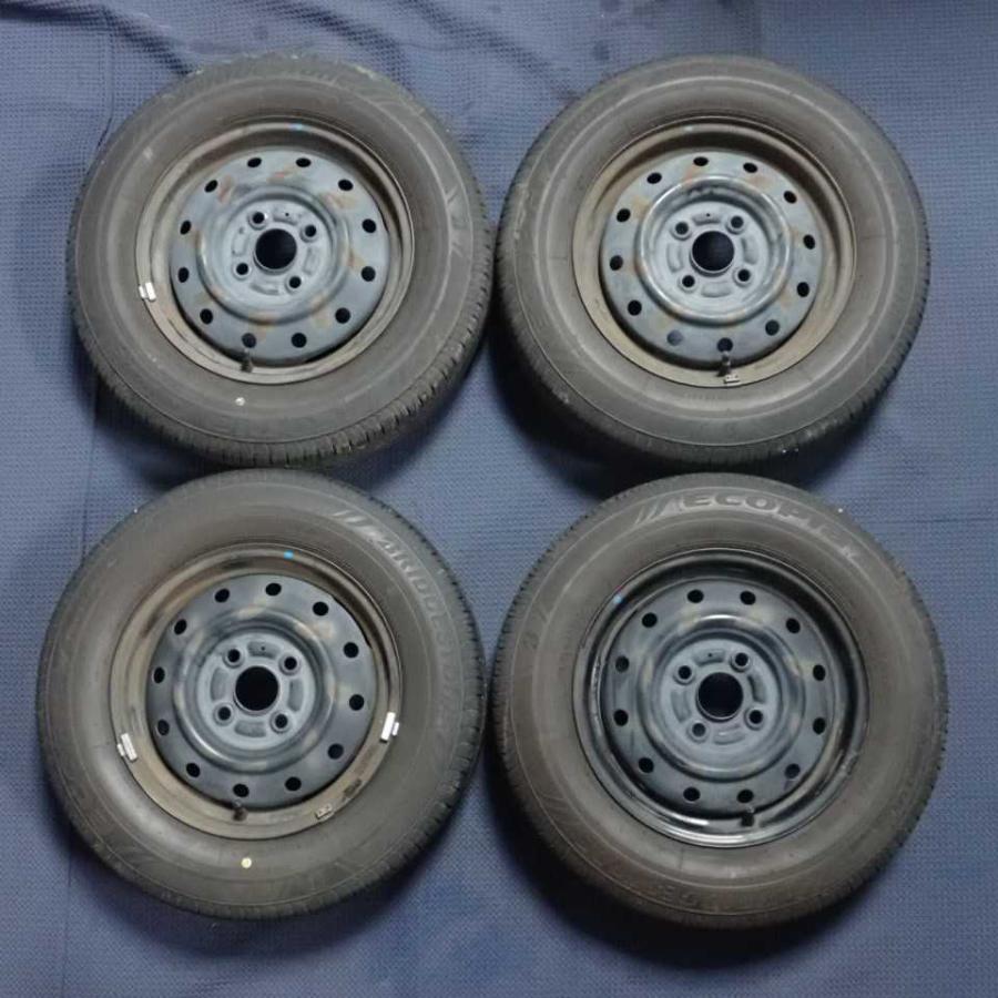 平成26年 スペーシア MK32S 前期 純正 スチールホイール タイヤ 平成26年 スペーシア MK32S 前期 純正 スチールホイール タイヤ