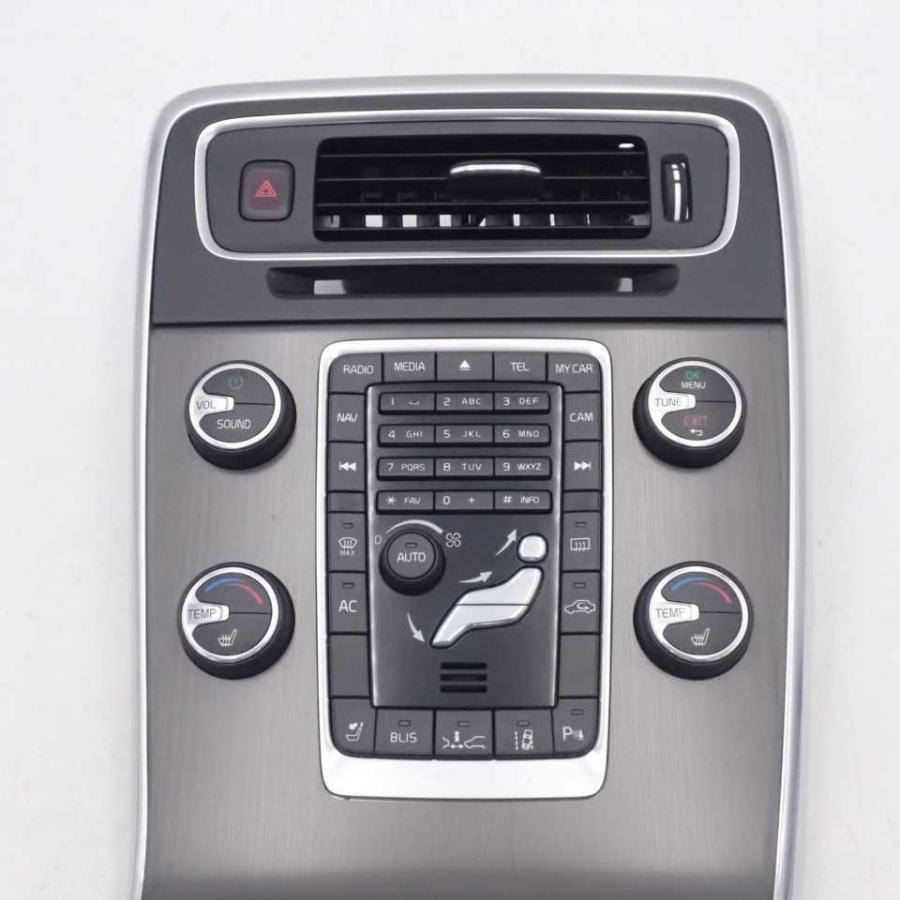 平成23年 ボルボ S60 FB4164T 純正 エアコンスイッチ パネル オートAC