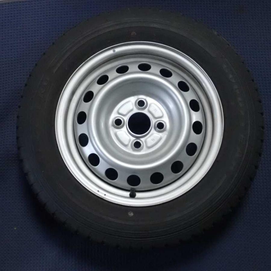 平成27年 サクシードバン NCP160V 後期 純正 スチールホイール タイヤ 