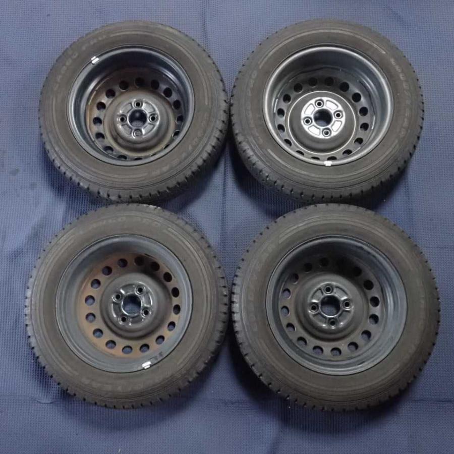 平成27年 サクシードバン NCP160V 後期 純正 スチールホイール タイヤ 