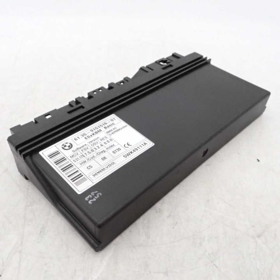 平成19年 BMW 525i E60 NU25 純正 BCMコンピューター 5WK49111A 61.35 