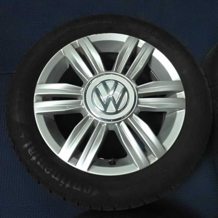 平成30年 VW アップ UP AACHY 5HB 純正 アルミホイール タイヤ 4本 