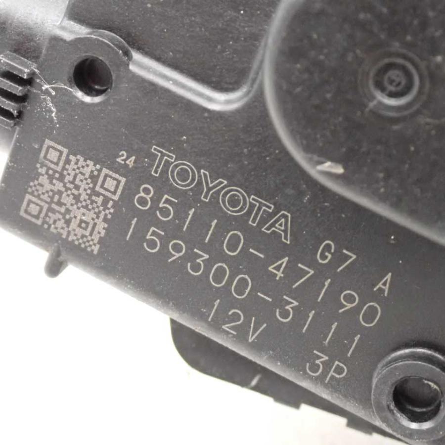 平成24年 プリウス ZVW30 後期 純正 フロントワイパーモーター リンク