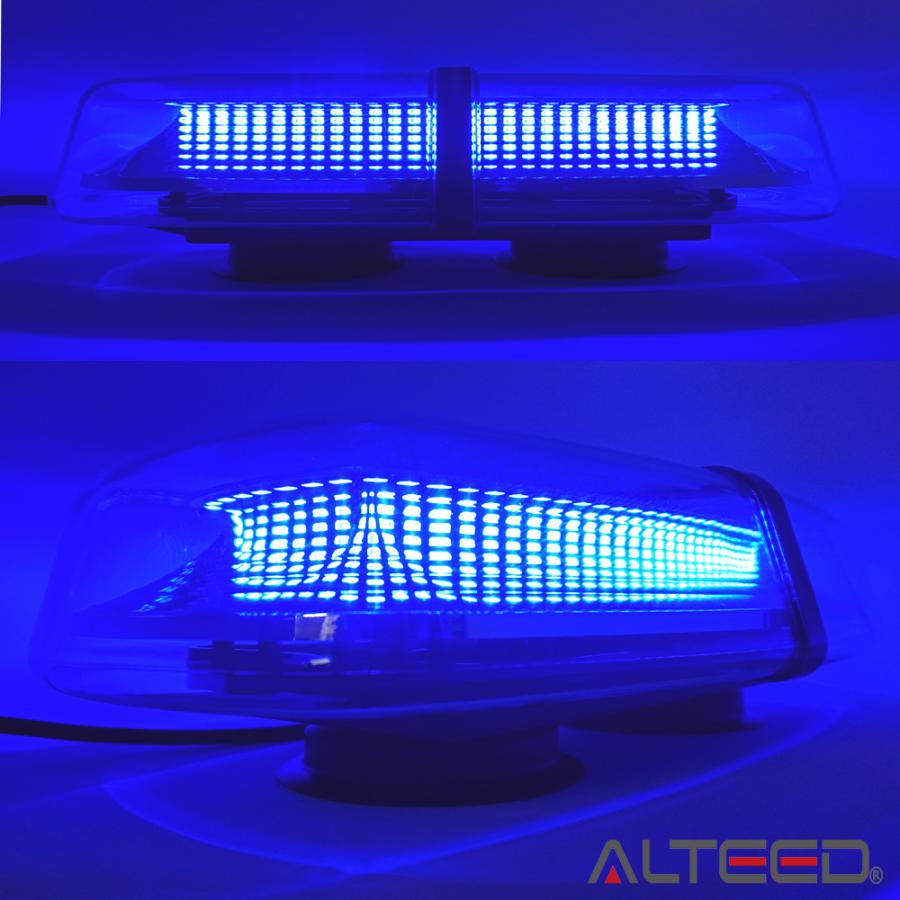 パトランプ LED回転灯 青色発光 反射ミラーボディモデル 12V24V兼用対応品[ALTEED/アルティード]｜alteed｜02