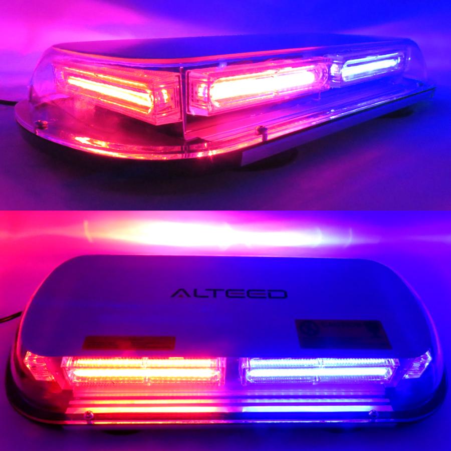 ALTEED パトランプ LED回転灯 赤色青色発光 45cmワイド COBLED ALTEED パトランプ LED回転灯 赤色青色発光 45cmワイド COBLED