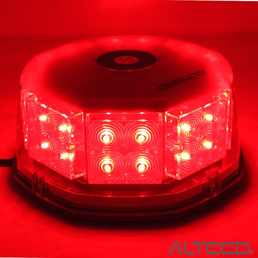 ALTEED（アルティード） パトランプ LED回転灯 赤色発光有色カバー