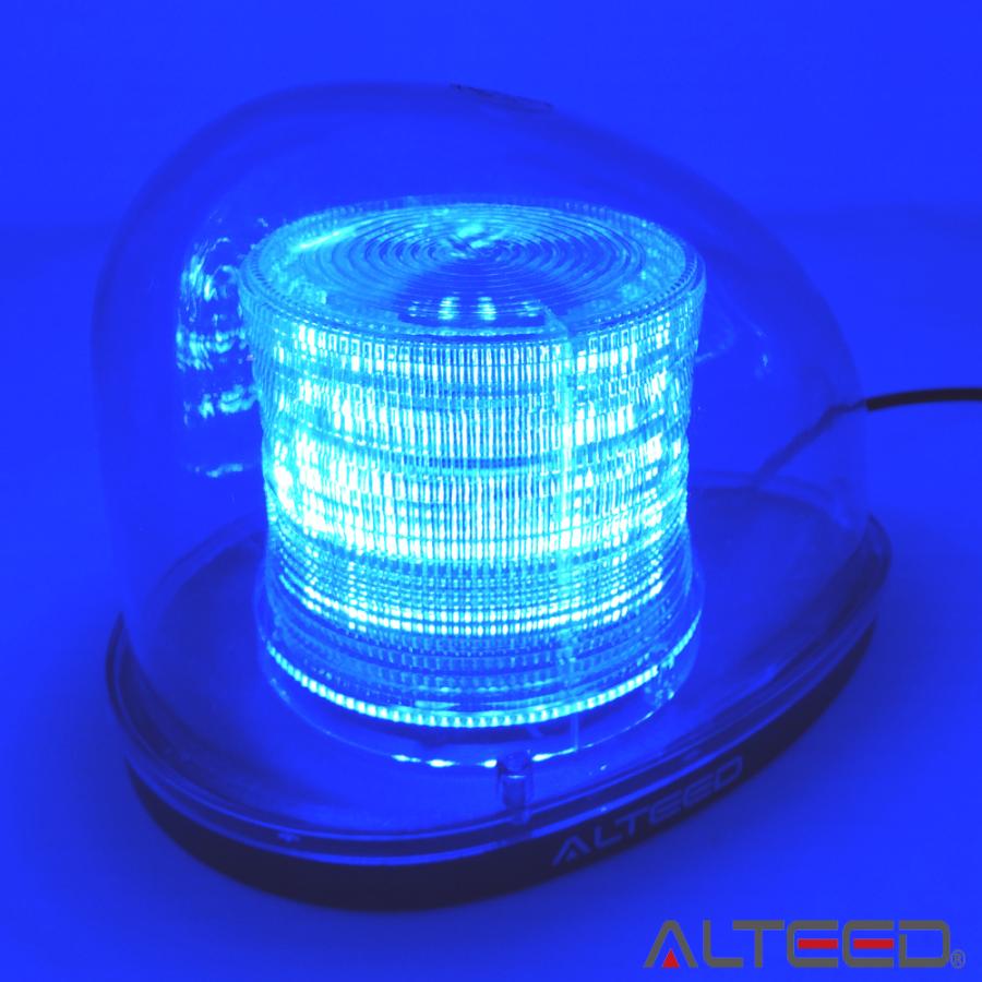 ALTEED（アルティード） LEDパトランプ 流線型回転灯ライト 2重レンズカバー 全灯点灯等7パターンアクション発光 12V/24V兼用 ...