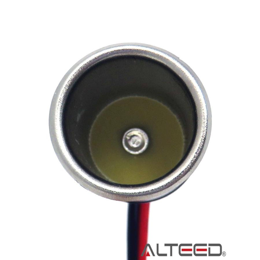 シガーソケット付き5m延長ケーブル シガープラグ電源コード 14AWG 2.08mm2(2sq) SPT-2 15A 12V/24V車対応(定格電圧300V)[ALTEED/アルティード] | ALTEED | 03