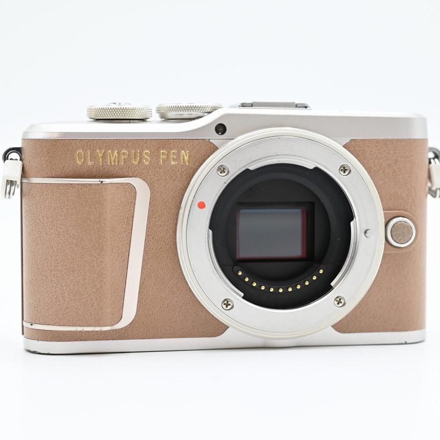 OLYMPUS ミラーレス一眼カメラ PEN E-PL9 ボディー ブラウン ミラーレス一眼レフカメラ | 