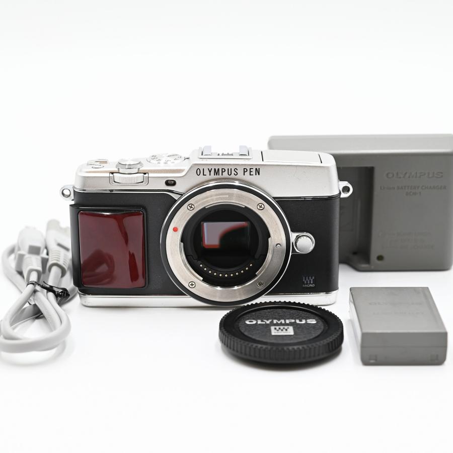 OLYMPUS オリンパス E-P5 プレミアムシルバー ボディ ミラーレス一眼レフカメラ | 