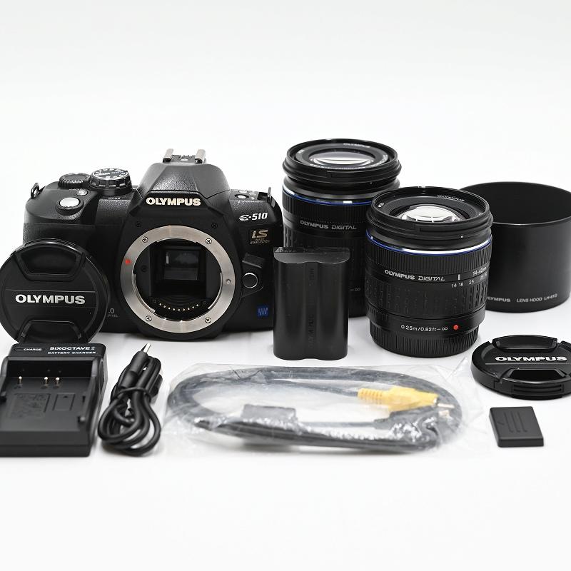 OLYMPUS オリンパス デジタル一眼レフカメラ E-510ダブルズームキット デジタル一眼レフカメラ | 