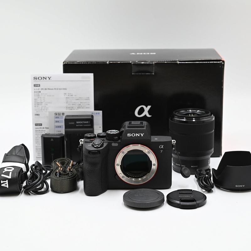 SONY ソニーミラーレス一眼カメラ α7IV ズームレンズキットレンズ:SEL2870 ブラック ILCE-7M4K ミラーレス一眼レフカメラ | 