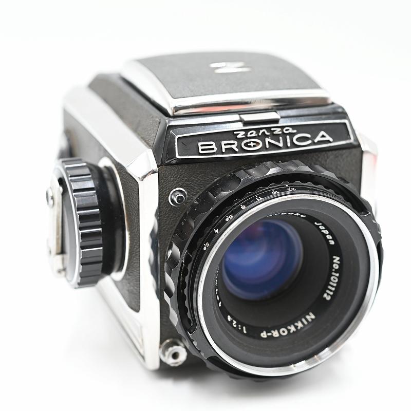Zenza Bronica ゼンザ ブロニカ C + Nippon Kogaku Nikkor-P 75mm f/2.8 Lens CLA’d No Haze Fungus フィルムカメラ |  | 01