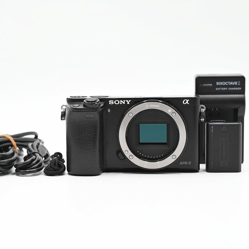 SONY ソニー ミラーレス一眼 α6000 ボディ ブラック (ショット数枚16422枚)(35言語) ミラーレス一眼レフカメラ | 