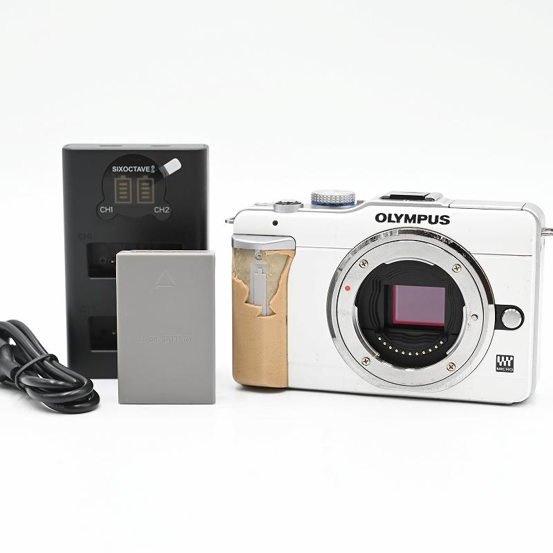 OLYMPUS オリンパス PEN E-PL1 ホワイト ボディ ミラーレスカメラ 